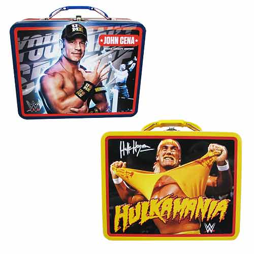 WWE John Cena and Hulk Hogan Tin Lunch Box Set